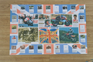 Best of British Motorcycle Poster Print Motorcycle Poster A4 - A0 Size