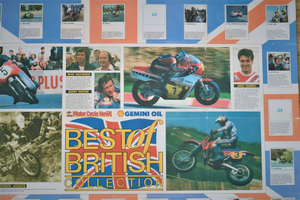 Best of British Motorcycle Poster Print Motorcycle Poster A4 - A0 Size