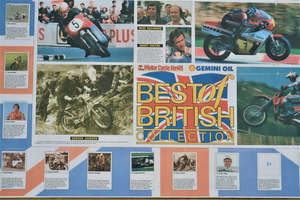 Best of British Motorcycle Poster Print Motorcycle Poster A4 - A0 Size