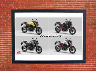 Honda Hornet Motorcycle Motorbike Compilation A3/A4 Poster Photographic Paper