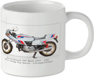 Ducati Pantah 500 Motorcycle Motorbike Tea Coffee Mug Ideal Biker Gift Printed UK