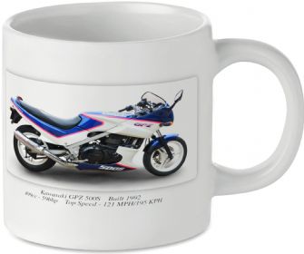 Kawasaki GPZ 500S Motorcycle Motorbike Tea Coffee Mug Ideal Biker Gift Printed UK