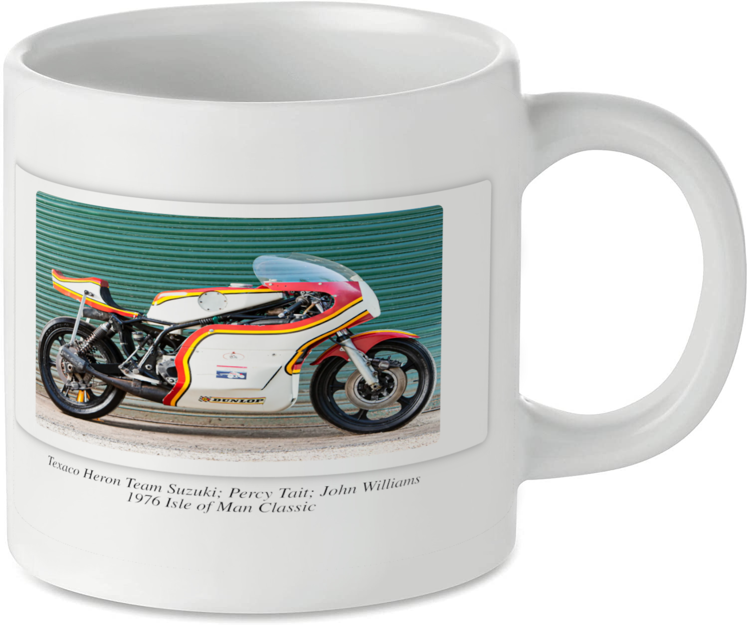 Texaco Heron Team Suzuki Motorbike Tea Coffee Mug Ideal Biker Gift Printed UK