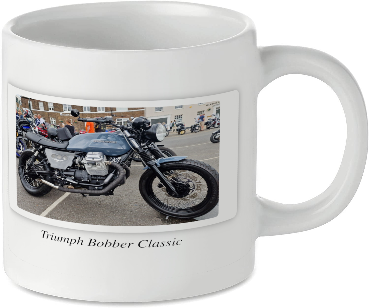 Triumph Bobber Classic Motorbike Tea Coffee Mug Ideal Biker Gift Printed UK