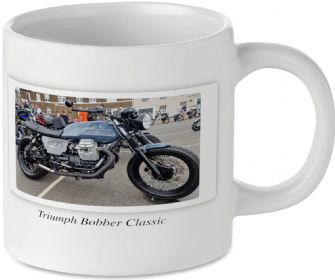 Triumph Bobber Classic Motorbike Tea Coffee Mug Ideal Biker Gift Printed UK