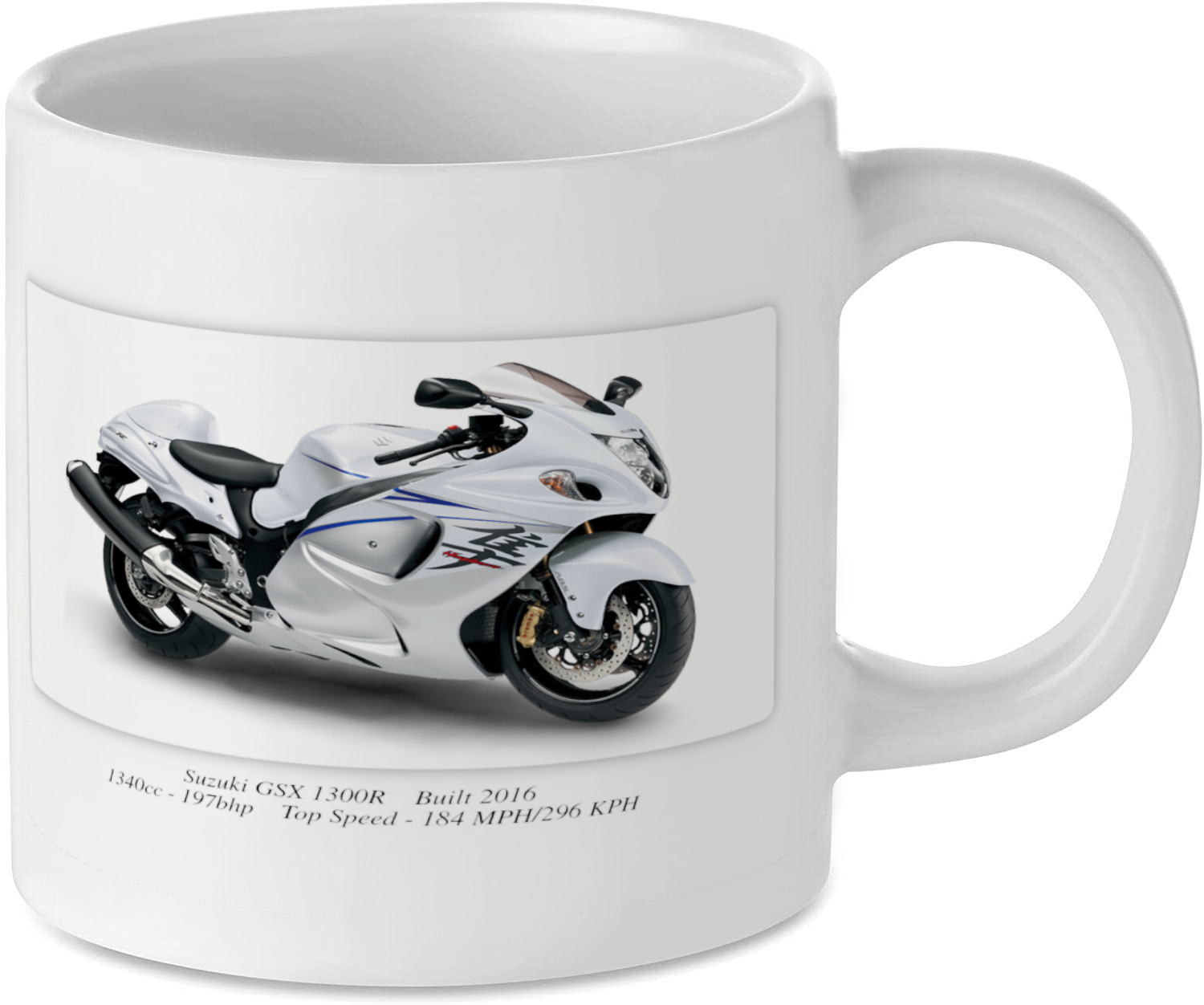 Suzuki GSX1300R Motorcycle Motorbike Tea Coffee Mug Ideal Biker Gift Printed UK