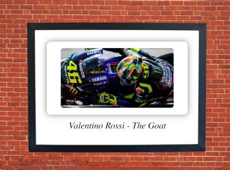 Valentino Rossi - The Goat Motorbike Motorcycle - A3/A4 Size Print Poster