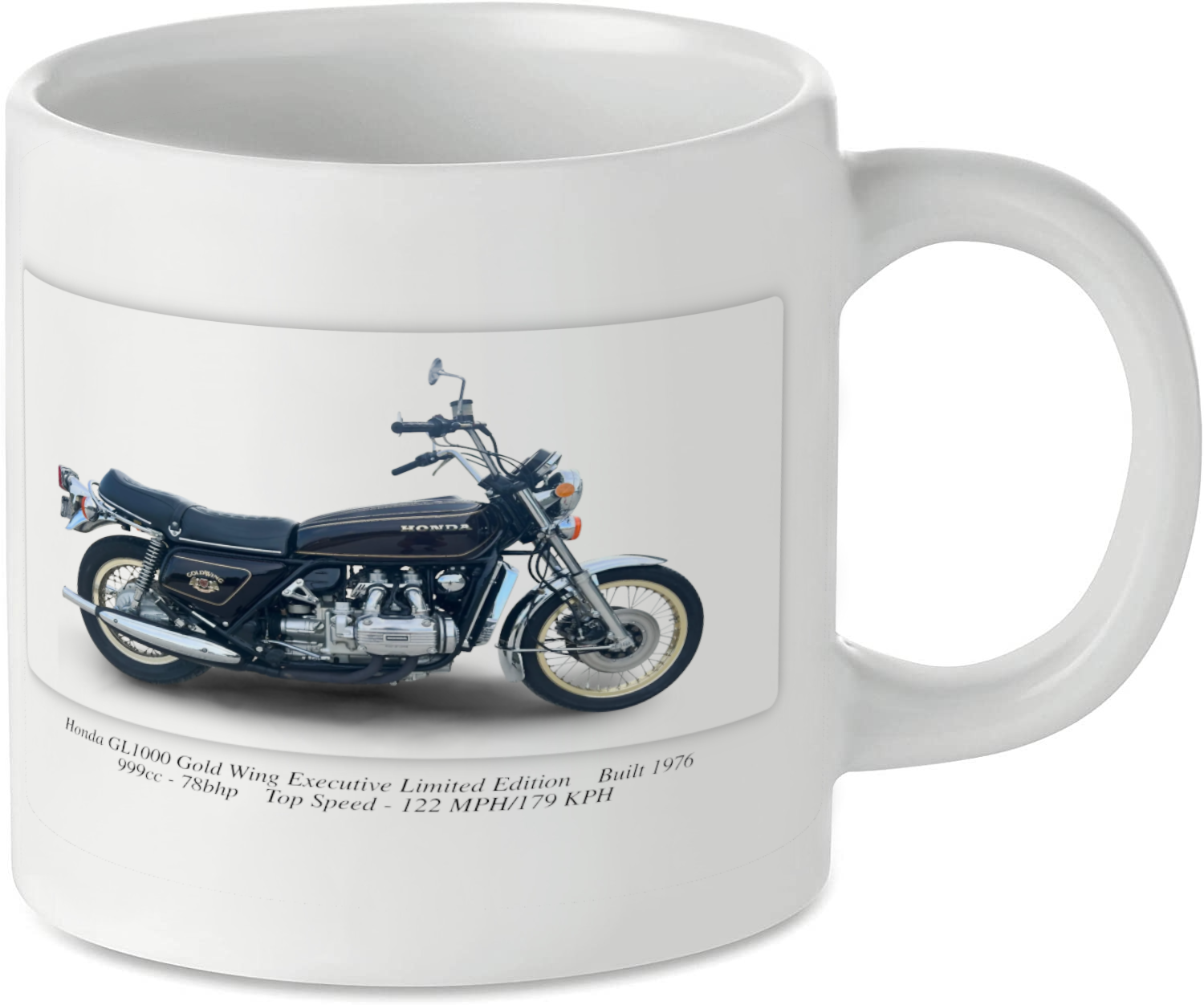 Honda Goldwing GL1000 Executive Limited Edition Motorcycle Motorbike Tea Coffee Mug Ideal Biker Gift Printed UK