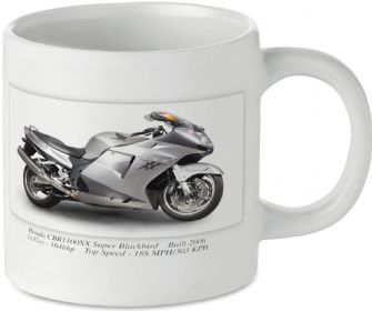 Honda CBR1100XX Super Blackbird Motorcycle Motorbike Tea Coffee Mug Ideal Biker Gift Printed UK