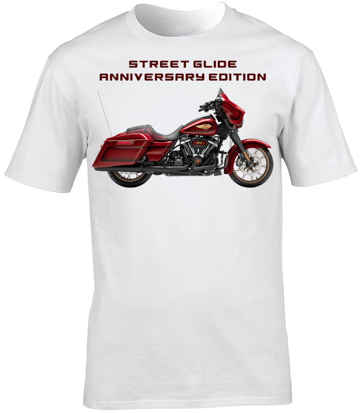 Harley Davidson Street Glide Anniversary Edition Motorbike Motorcycle - T-Shirt