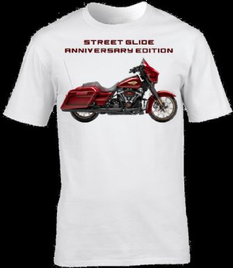 Harley Davidson Street Glide Anniversary Edition Motorbike Motorcycle - T-Shirt