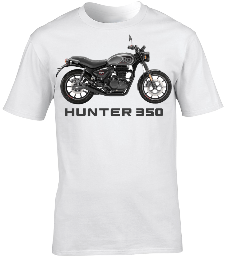 Royal Enfield Hunter 350 Motorbike Motorcycle - T-Shirt