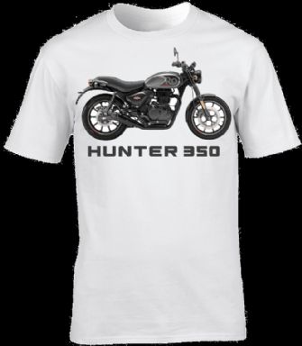 Royal Enfield Hunter 350 Motorbike Motorcycle - T-Shirt