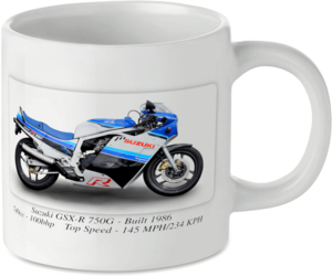 Suzuki GSX-R 750G Motorbike Tea Coffee Mug Ideal Biker Gift Printed UK