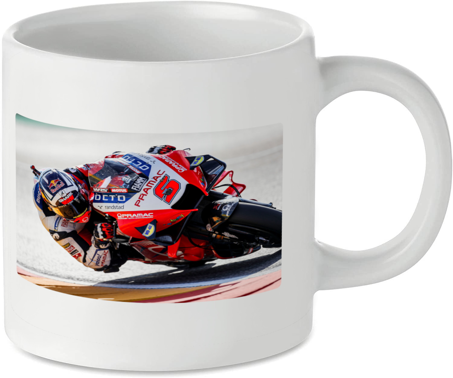 Two-Time Moto2 World Champion Johann Zarco Motorcycle Motorbike Tea Coffee Mug Ideal Biker Gift Printed UK