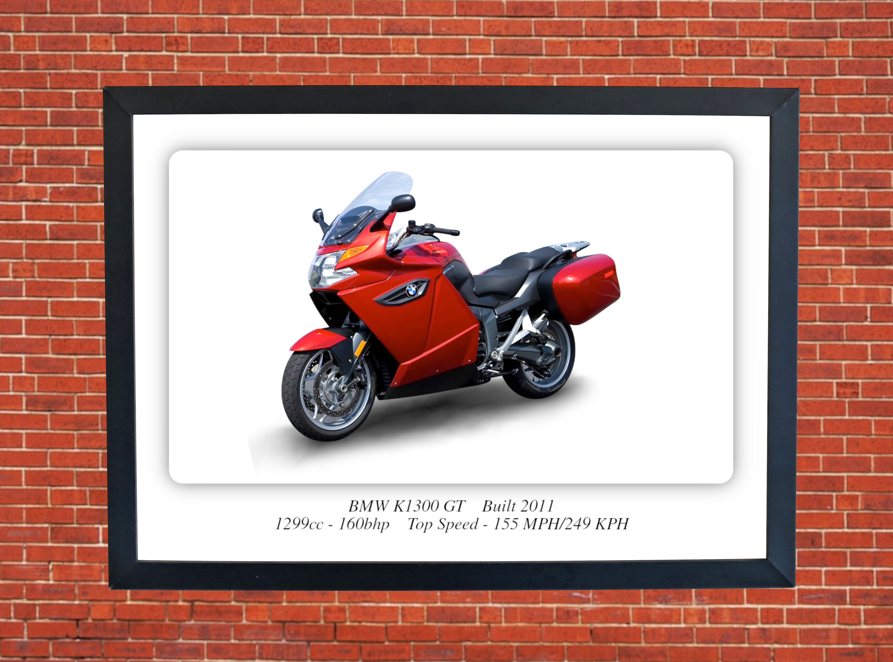 BMW K1300 GT Motorbike Motorcycle - A4 - A0 Size Print Poster