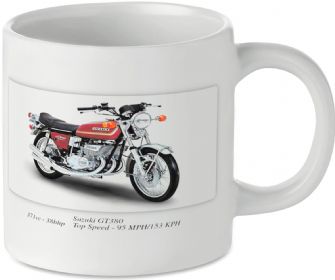 Suzuki GT380 Motorcycle Motorbike Tea Coffee Mug Ideal Biker Gift Printed UK