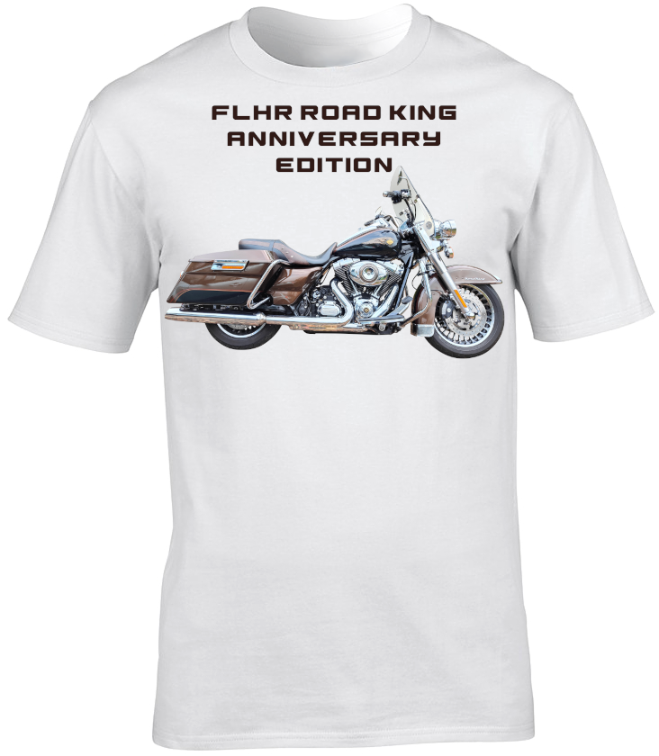 Harley Davidson FLHR Road King Anniversary Edition Motorbike Motorcycle - T-Shirt