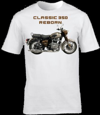 Royal Enfield Classic 350 Reborn Motorbike Motorcycle - T-Shirt