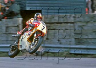 Barry Sheene - Isle of Man TT Motorbike Motorcycle - A4 - A0 Size Print Poster