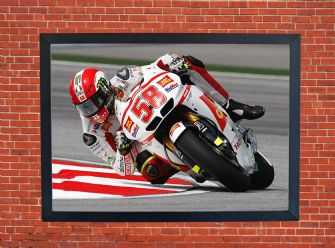 Marco Simoncelli - Motogp Legend Motorbike Motorcycle - A4 - A0 Size Print Poster