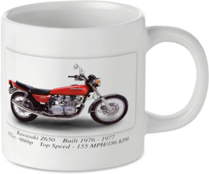 Kawasaki Z650 Motorbike Tea Coffee Mug Ideal Biker Gift Printed UK