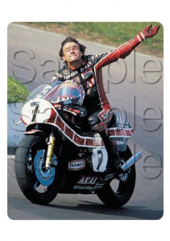 Barry Sheene - No Words Required! Motorbike Motorcycle - A3/A4 Size Print Poster