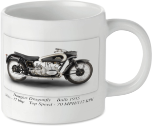 Douglas Dragonfly Motorbike Tea Coffee Mug Ideal Biker Gift Printed UK