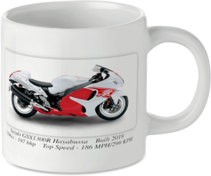 Suzuki GSX1300R Hayabussa Motorbike Tea Coffee Mug Ideal Biker Gift Printed UK