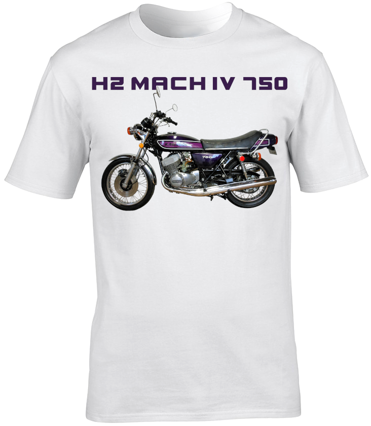 Kawasaki H2 Mach IV 750 Motorbike Motorcycle - T-Shirt