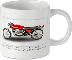 Moto Guzzi V7 Sport Motorbike Tea Coffee Mug Ideal Biker Gift Printed UK