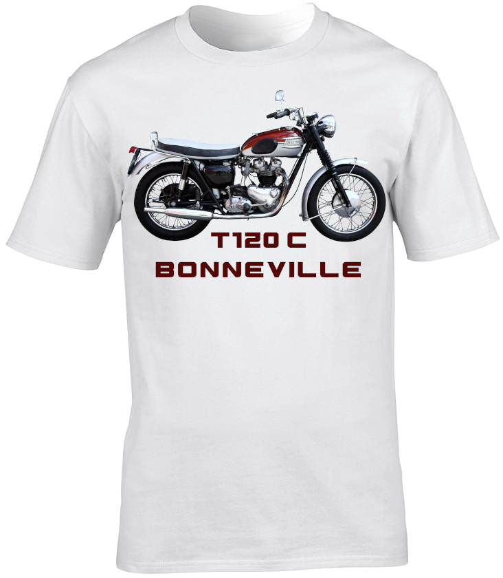 Triumph T120 C Bonneville Motorbike Motorcycle - T-Shirt