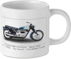 Triumph TR6 650 Twin Motorbike Tea Coffee Mug Ideal Biker Gift Printed UK