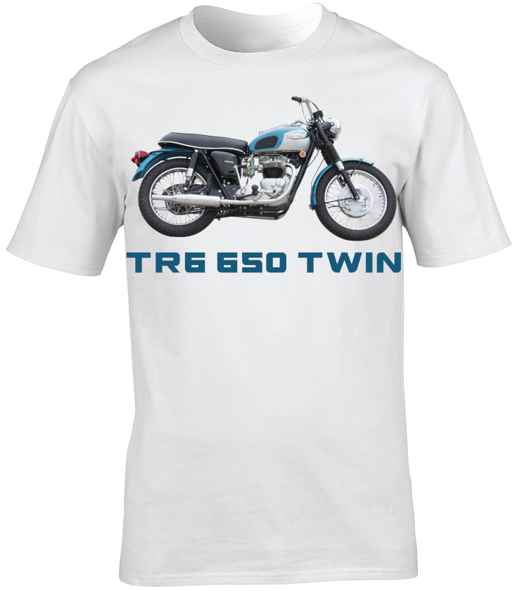 Triumph TR6 650 Twin Motorbike Motorcycle - T-Shirt