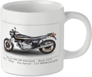 Ducati 900 SD Darmah Motorbike Tea Coffee Mug Ideal Biker Gift Printed UK