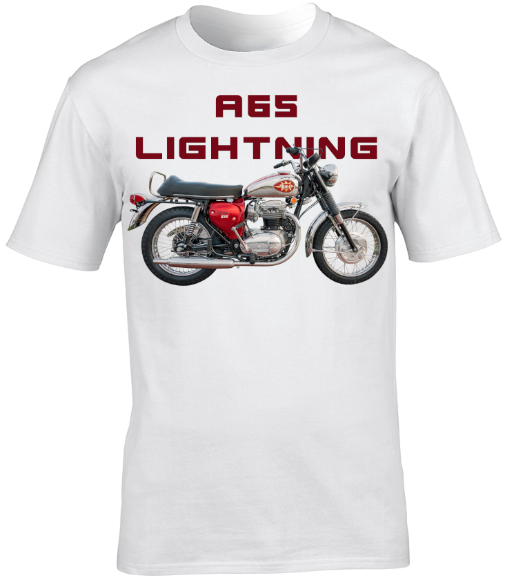 BSA A65 Lightning Motorbike Motorcycle - T-Shirt