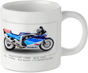 Suzuki GXSR 750RR Motorcycle Motorbike Tea Coffee Mug Ideal Biker Gift Printed UK