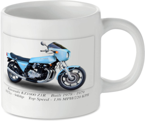 Kawasaki KZ1000 Z1R Motorcycle Motorbike Tea Coffee Mug Ideal Biker Gift Printed UK