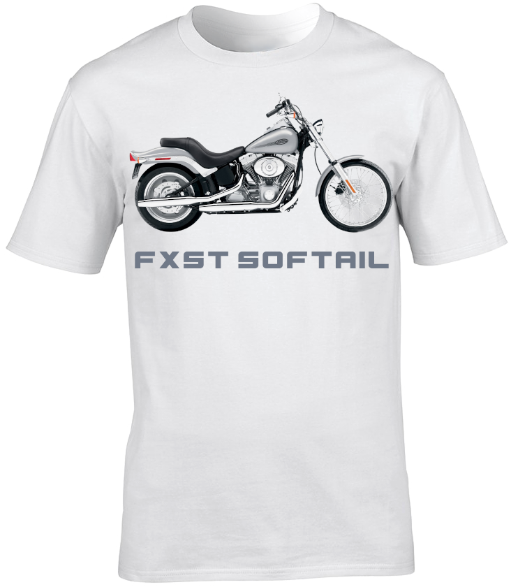 Harley Davidson FXST Softail Motorbike Motorcycle - T-Shirt