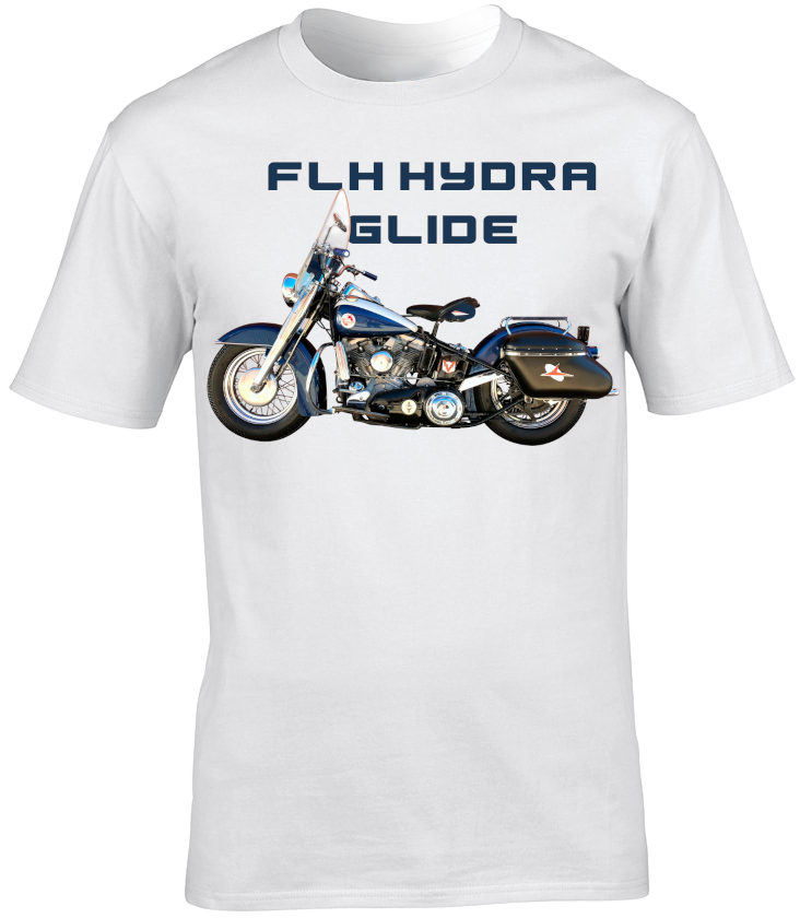 Harley Davidson FLH Hydra Glide Motorbike Motorcycle - T-Shirt