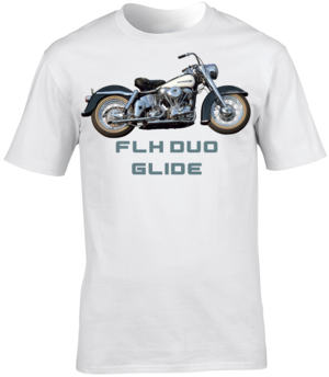 Harley Davidson FLH Duo Glide Motorbike Motorcycle - T-Shirt