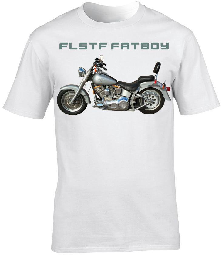 Harley Davidson FLSTF Fatboy Motorbike Motorcycle - T-Shirt