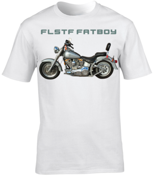 Harley Davidson FLSTF Fatboy Motorbike Motorcycle - T-Shirt