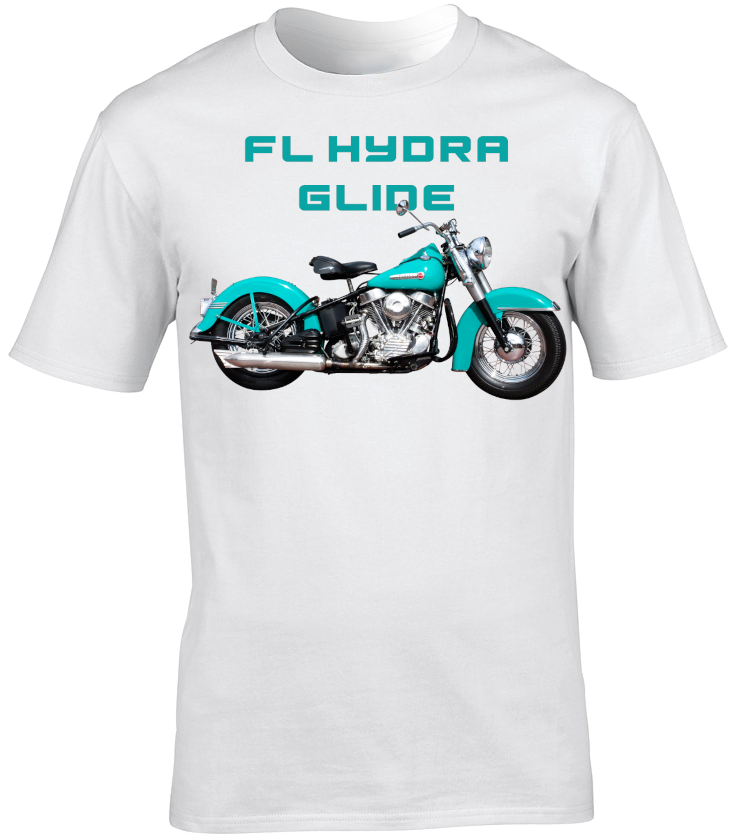 Harley Davidson FL Hydra Glide Motorbike Motorcycle - T-Shirt