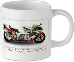 Honda RC51 VTR1000 SP2 Motorcycle Motorbike Tea Coffee Mug Ideal Biker Gift Printed UK