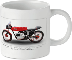 BSA Bantam 175 Motorbike Tea Coffee Mug Ideal Biker Gift Printed UK