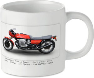 Moto Guzzi 850 Le Mans Motorbike Tea Coffee Mug Ideal Biker Gift Printed UK