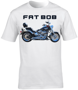 Harley Davidson Fat Bob Motorbike Motorcycle - T-Shirt