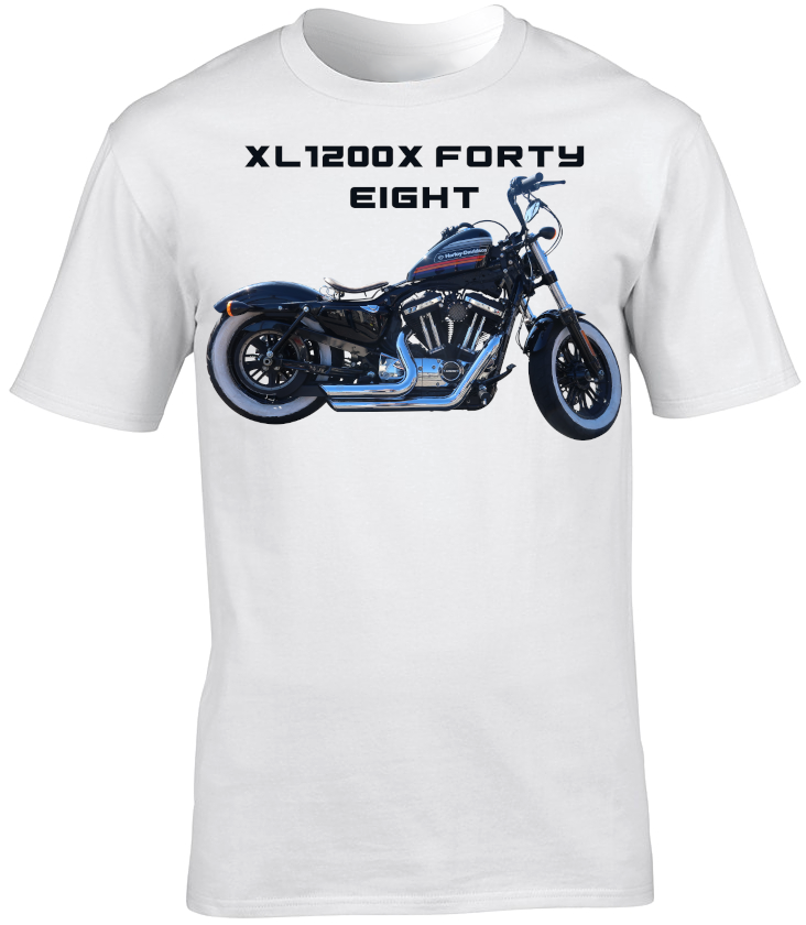 Harley Davidson XL1200X Forty Eight Motorbike Motorcycle - T-Shirt