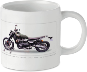 Triumph Scrambler 1200 XC Motorbike Tea Coffee Mug Ideal Biker Gift Printed UK